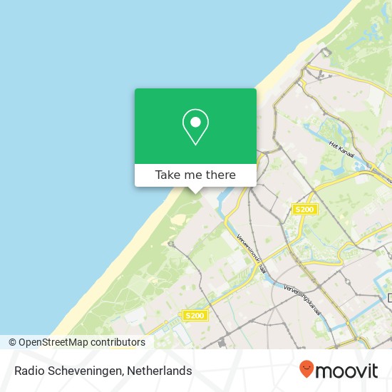 Radio Scheveningen kaart