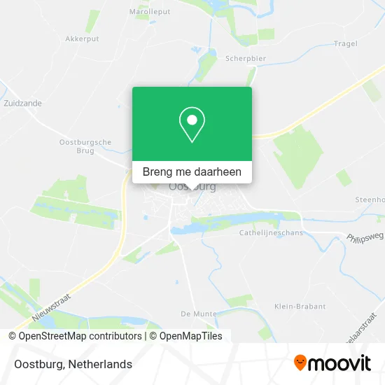 Oostburg kaart