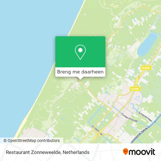 Restaurant Zonneweelde kaart