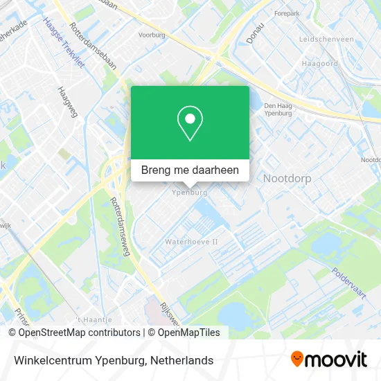 Winkelcentrum Ypenburg kaart