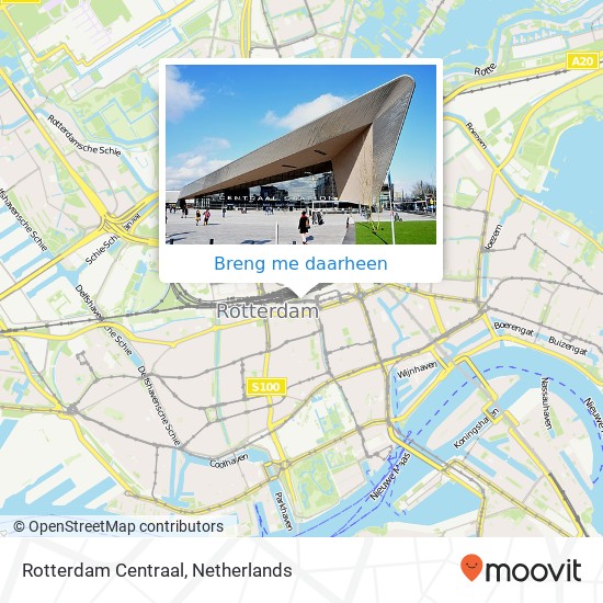 Rotterdam Centraal kaart