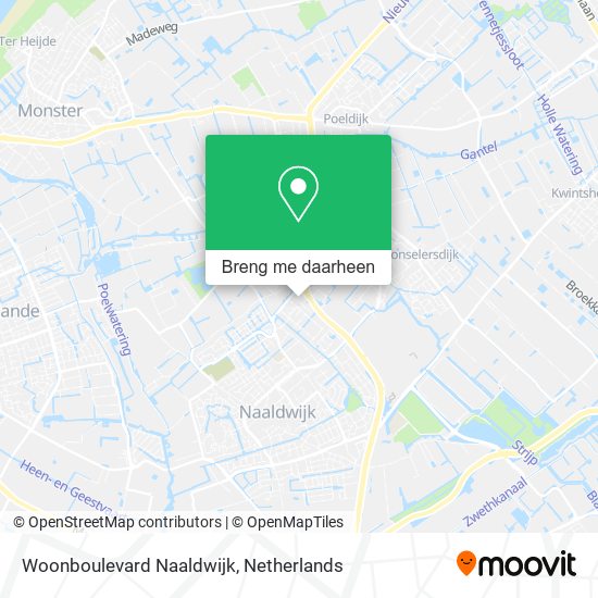 Woonboulevard Naaldwijk kaart
