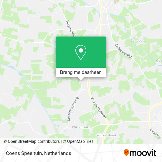 Coens Speeltuin kaart