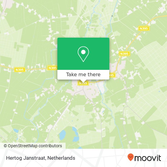 Hertog Janstraat kaart