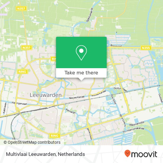 Multivlaai Leeuwarden kaart