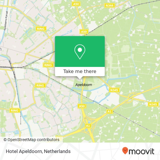 Hotel Apeldoorn kaart