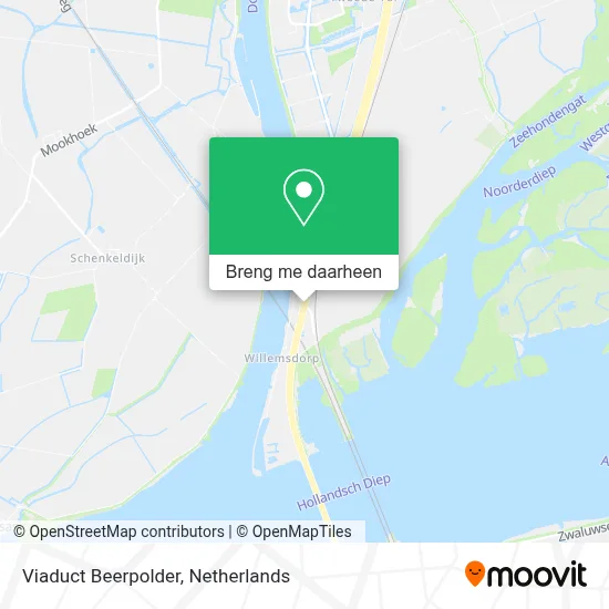 Viaduct Beerpolder kaart