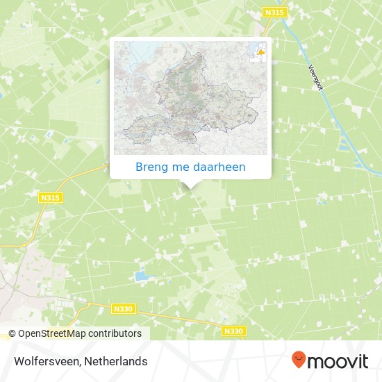 Wolfersveen kaart