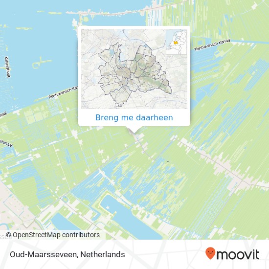 Oud-Maarsseveen kaart