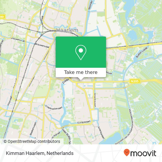 Kimman Haarlem kaart