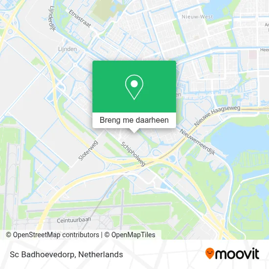 Sc Badhoevedorp kaart