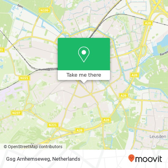Gsg Arnhemseweg kaart