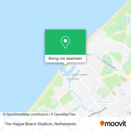 The Hague Beach Stadium kaart