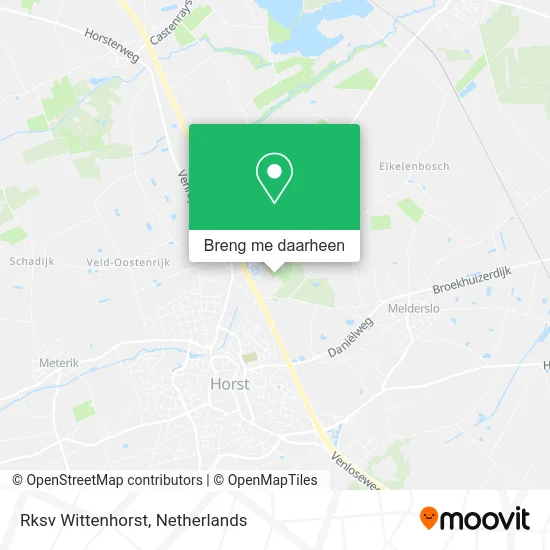 Rksv Wittenhorst kaart