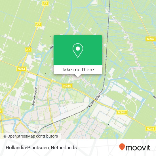 Hollandia-Plantsoen kaart