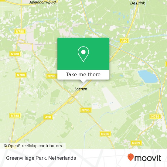 Greenvillage Park kaart