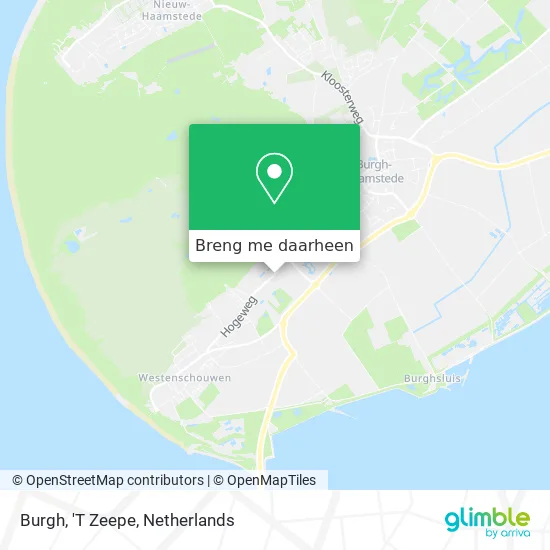 Burgh, 'T Zeepe kaart