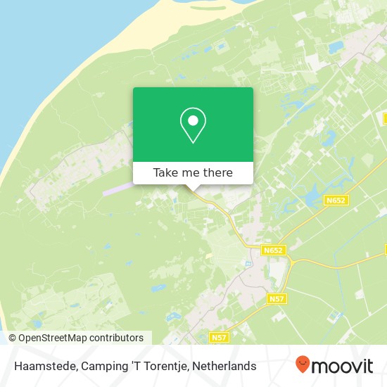 Haamstede, Camping 'T Torentje kaart