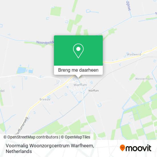 Voormalig Woonzorgcentrum Warfheem kaart