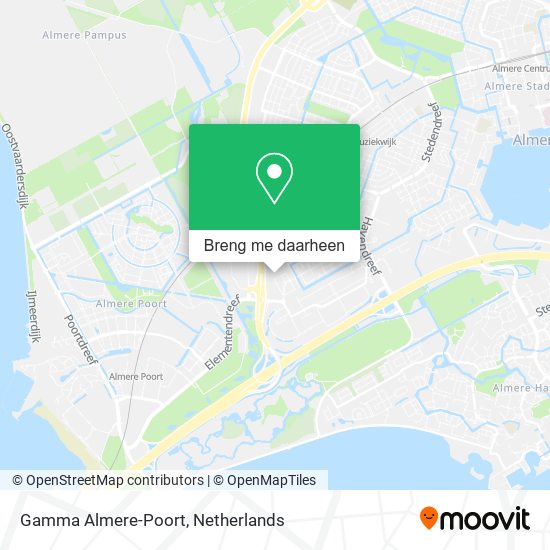 Gamma Almere-Poort kaart