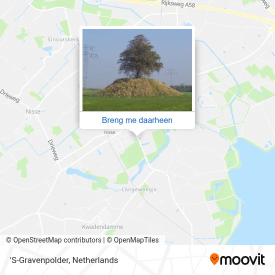 'S-Gravenpolder kaart