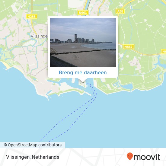 Vlissingen kaart