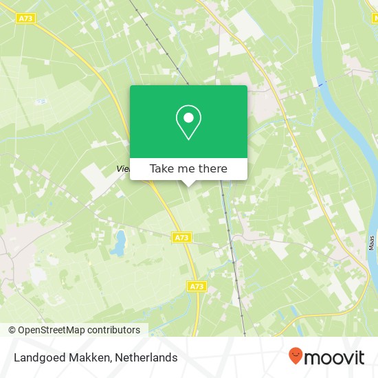 Landgoed Makken kaart