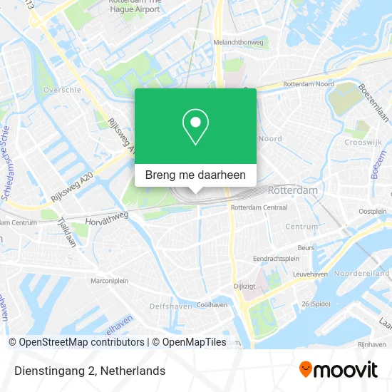 Dienstingang 2 kaart