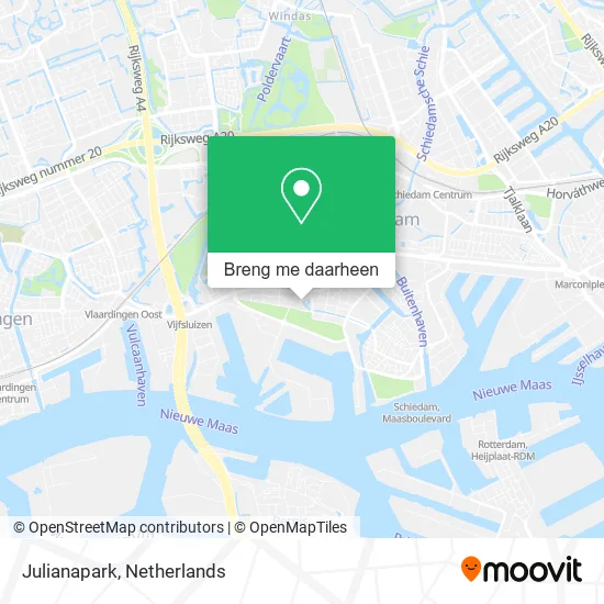 Julianapark kaart
