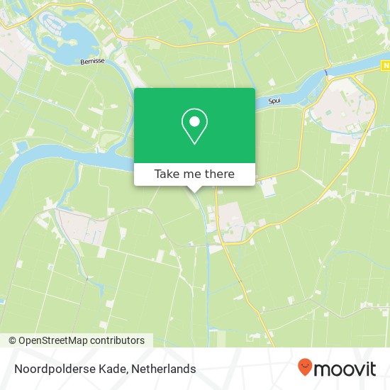 Noordpolderse Kade kaart