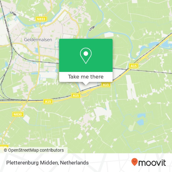 Pletterenburg Midden kaart