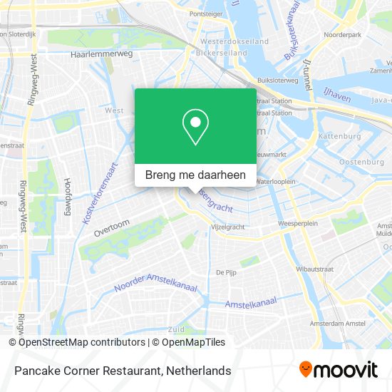 Pancake Corner Restaurant kaart