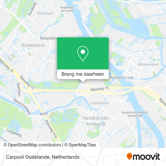 Carpool Oudelande kaart