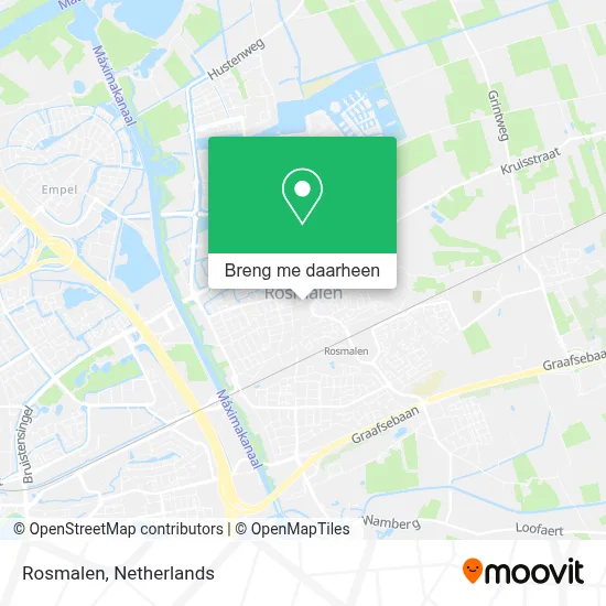 Rosmalen kaart