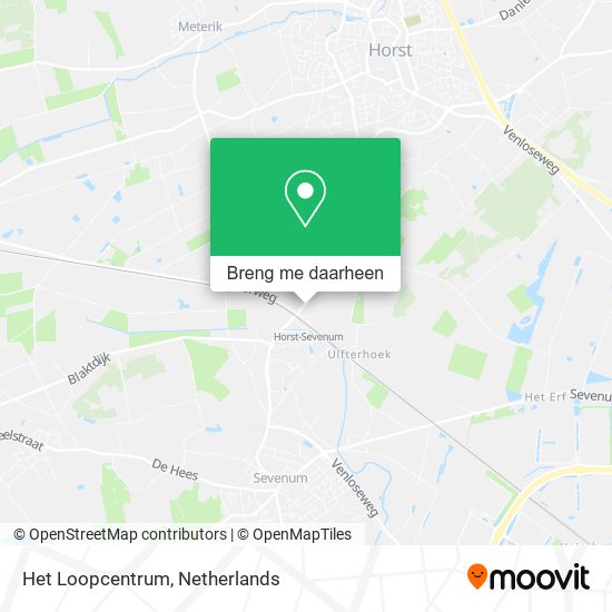 Het Loopcentrum kaart
