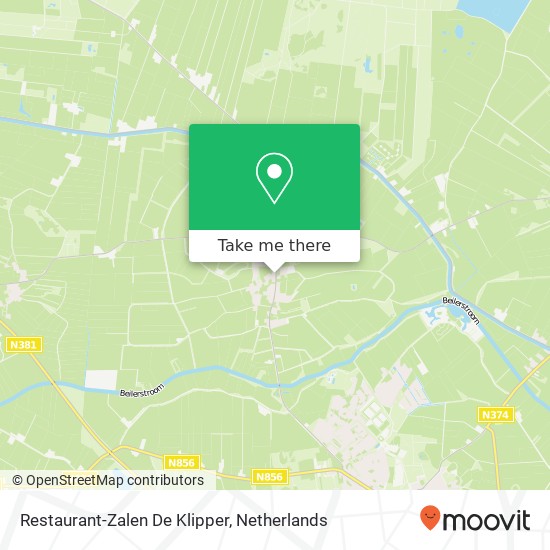 Restaurant-Zalen De Klipper kaart