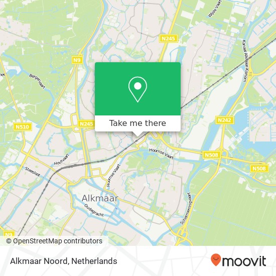 Alkmaar Noord kaart