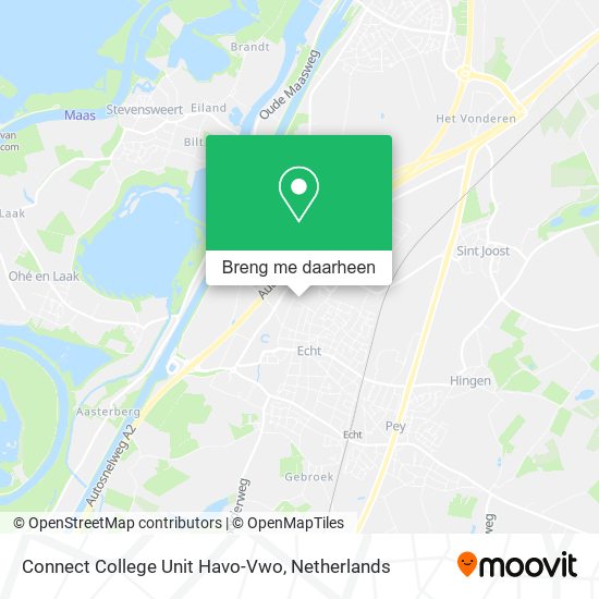 Connect College Unit Havo-Vwo kaart