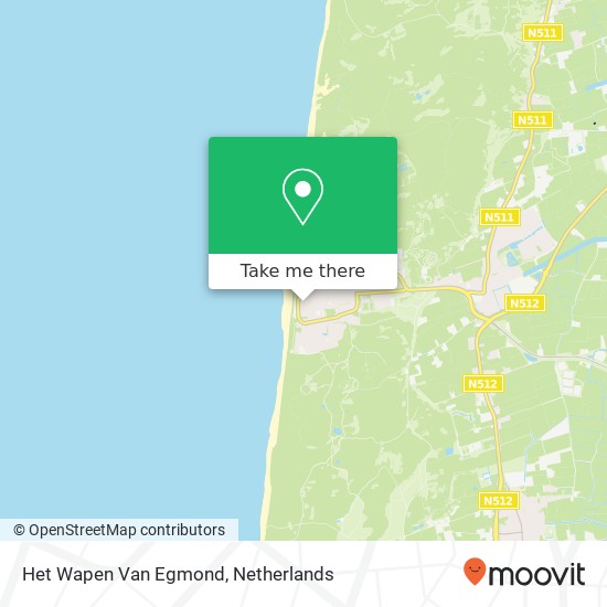 Het Wapen Van Egmond kaart