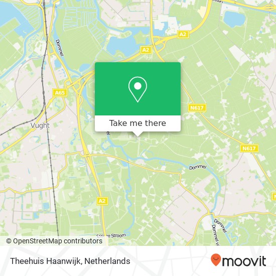 Theehuis Haanwijk kaart