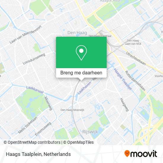 Haags Taalplein kaart