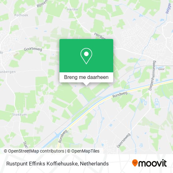 Rustpunt Effinks Koffiehuuske kaart