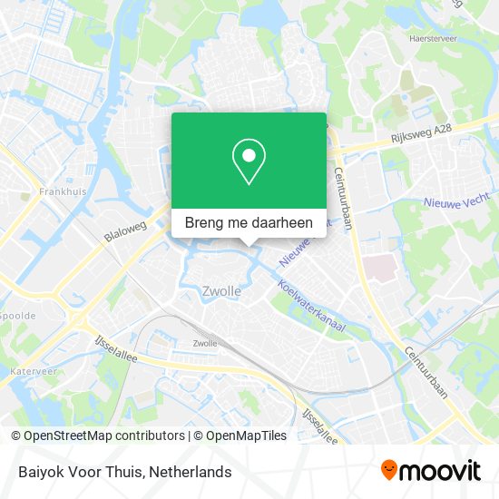 Baiyok Voor Thuis kaart