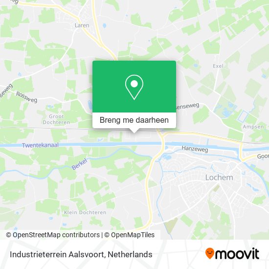 Industrieterrein Aalsvoort kaart