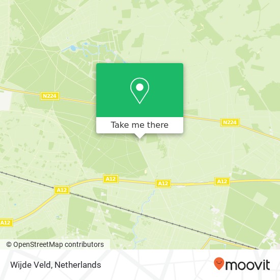 Wijde Veld kaart