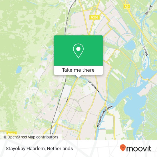 Stayokay Haarlem kaart