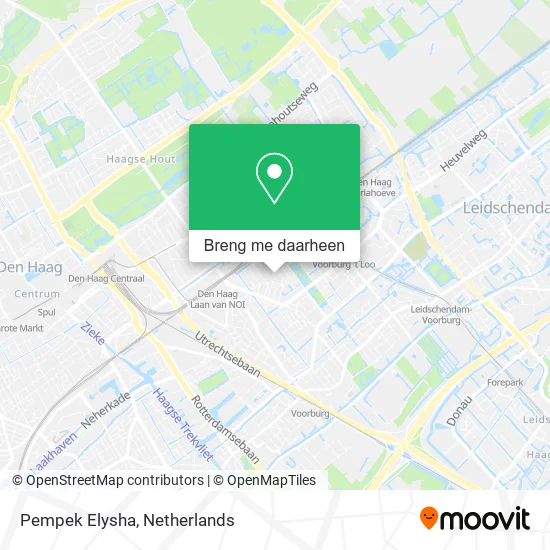Pempek Elysha kaart