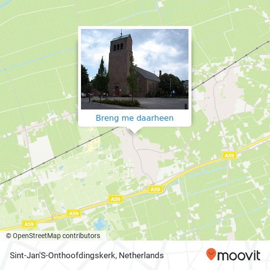 Sint-Jan'S-Onthoofdingskerk kaart