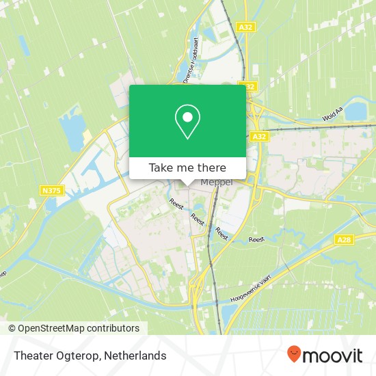 Theater Ogterop kaart