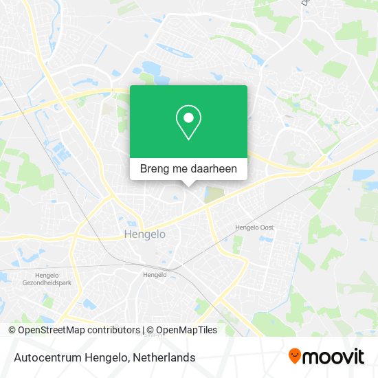 Autocentrum Hengelo kaart